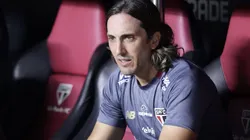 Zubeldía durante o duelo contra o Allanza Lima