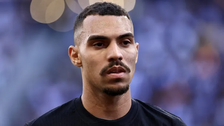 Matheuzinho jogador do Corinthians durante partida contra o Vasco no estádio Arena Corinthians pelo campeonato Brasileiro A 2024.