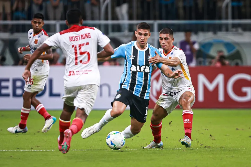 Grêmio vem de vitória na Copa Sul-Americana. Foto: Maxi Franzoi/AGIF