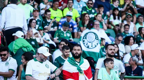 SP - CAMPINAS - 28/09/2024 - BRASILEIRO A 2024, PALMEIRAS X ATLETICO-MG - Torcida durante partida entre Palmeiras e Atletico-MG no estadio Brinco de Ouro pelo campeonato Brasileiro A 2024. Foto: Marco Miatelo/AGIF