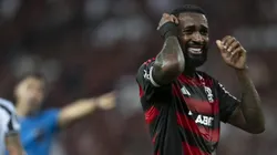 RJ - RIO DE JANEIRO - 09/04/2025 - COPA LIBERTADORES 2025, FLAMENGO X CORDOBA - Gerson jogador do Flamengo lamenta durante partida contra o Cordoba no estadio Maracana pelo campeonato Copa Libertadores 2025. Foto: Jorge Rodrigues/AGIF