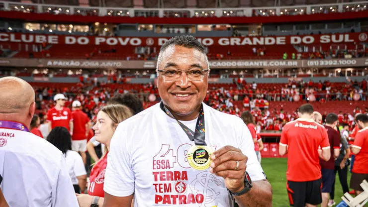 Roger Machado técnico do Internacional comemora titulo apos partida contra o Gremio no estadio Beira-Rio pelo campeonato Gaucho 2025. Foto: Maxi Franzoi/AGIF