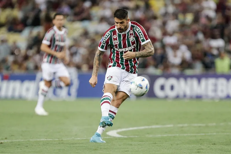 Eve marcou dois gols pelo Fluminense na Copa Sul-Americana. Foto: Lucas Merçon/Fluminense FC
