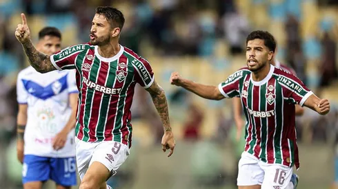 Eve e Nonato foram dois reservas que se destacaram na goleada pela Sul-Americana. Foto: Marcelo Gonçalves/Fluminense FC