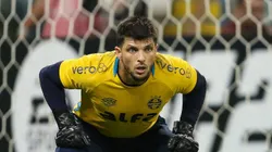 Volpi durante vitória do Grêmio diante do Atlético Grau (PER).
