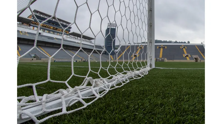 Vista geral do estádio Arena Barueri para partida da primeira rodada entre Palmeiras e Bragantino pelo campeonato Brasileiro Feminino 2025. Foto: Anderson Romão/AGIF