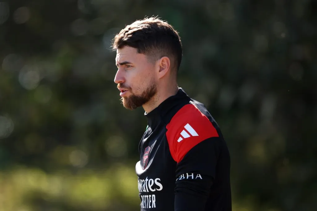 Volante em treino pelo Arsenal. Photo by Alex Davidson/Getty Images