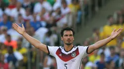 Mats Hummels da Alemanha durante partida contra a Franca no estadio Maracana pelas quartas-de-final na Copa do Mundo 2014.. Foto: Fernando Soutello/AGIF
