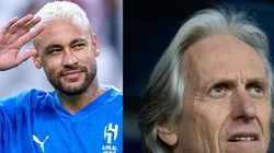 Jorge Jesus é especulado para assumir a Seleção Brasileira. Fotos: Yasser Bakhsh/Getty Images e Abdullah Ahmed/Getty Images.