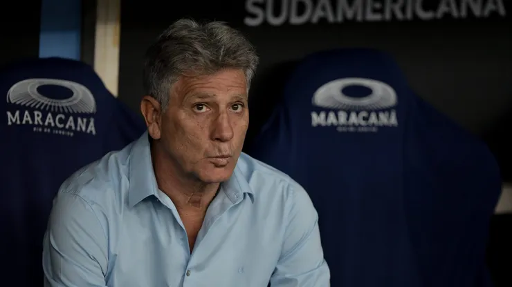 Renato Gaúcho, técnico do Fluminense, durante partida contra o GV San José-BOL, pela Copa Sul-Americana. Foto: Thiago Ribeiro/AGIF.