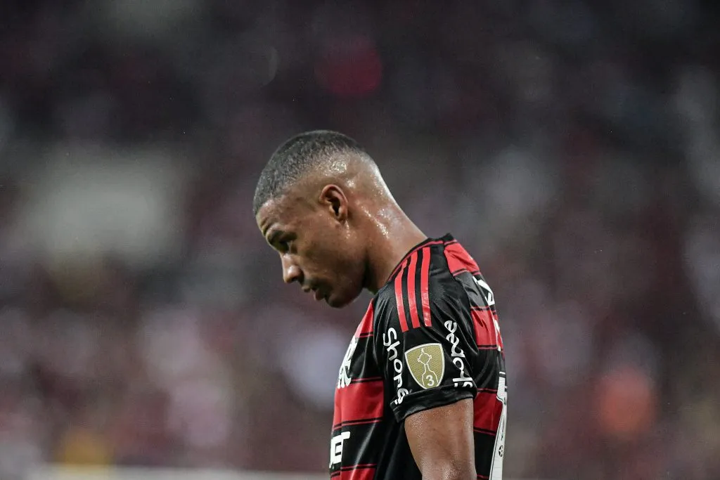 Jogador em partida da Libertadores. Foto: Thiago Ribeiro/AGIF