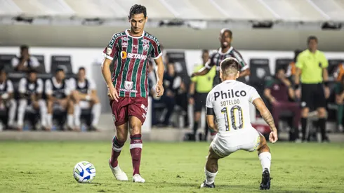 Ganso jogador do Fluminense durante partida contra o Santos – Foto: Abner Dourado/AGIF