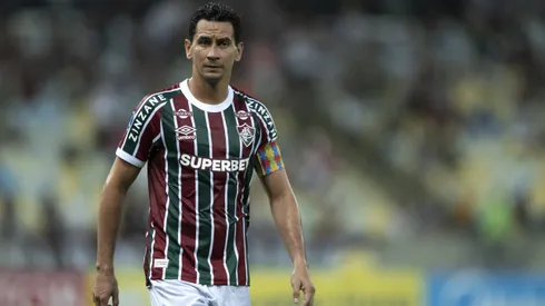 RJ - RIO DE JANEIRO - 10/04/2025 - COPA SUL-AMERICANA 2025, FLUMINENSE X SAN JOSE - Ganso jogador do Fluminense durante partida contra o San Jose no estadio Maracana pelo campeonato Copa Sul-americana 2025. Foto: Jorge Rodrigues/AGIF