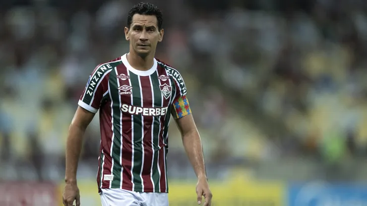 RJ - RIO DE JANEIRO - 10/04/2025 - COPA SUL-AMERICANA 2025, FLUMINENSE X SAN JOSE - Ganso jogador do Fluminense durante partida contra o San Jose no estadio Maracana pelo campeonato Copa Sul-americana 2025. Foto: Jorge Rodrigues/AGIF