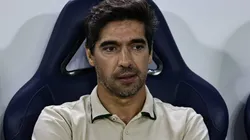Abel Ferreira durante partida entre Palmeiras e Corinthians, na Arena Barueri, pelo Campeonato Brasileiro.