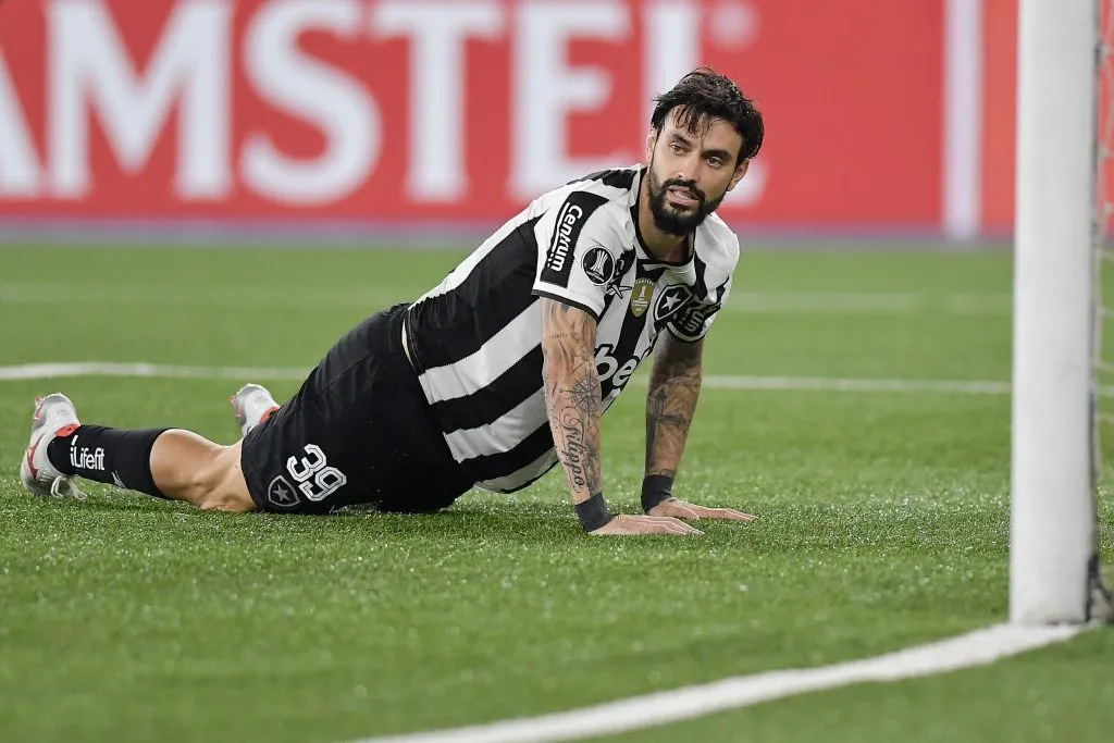 RJ – RIO DE JANEIRO – 08/04/2025 – COPA LIBERTADORES 2025, BOTAFOGO X CARABOBO – Mastriani jogador do Botafogo durante partida contra o Carabobo no estadio Engenhao pelo campeonato Copa Libertadores 2025. Foto: Thiago Ribeiro/AGIF