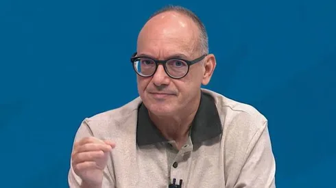 Lédio Carmona participou da transmissão de Vasco x Sport, no SporTV - Foto: Reprodução/SporTV