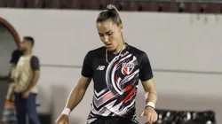 Crivelari, ex-Flamengo e atual atacante do São Paulo teve participação importante na partida, mas infelizmente nao conseguiu converter as chances em gols