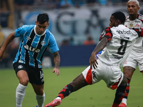 Arrascaeta marca duas vezes e Flamengo bate o Grêmio na Arena