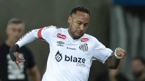 Neymar, atacante do Santos contra o Fluminense
