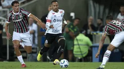 Neymar jogador do Santos durante partida contra o Fluminense. Foto: Jorge Rodrigues/AGIF