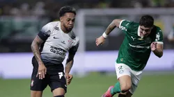 Emi Martinez jogador do Palmeiras disputa lance com José Martínez jogador do Corinthians - Foto: Ettore Chiereguini/AGIF