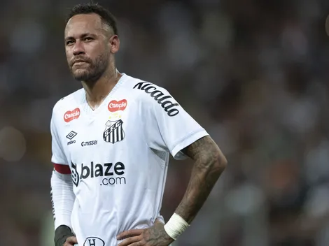 Neymar lesiona novamente a coxa em 1º jogo como titular no Brasileirão