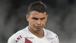 Thiago Silva treina no Fluminense. Foto: Thiago Ribeiro/AGIF