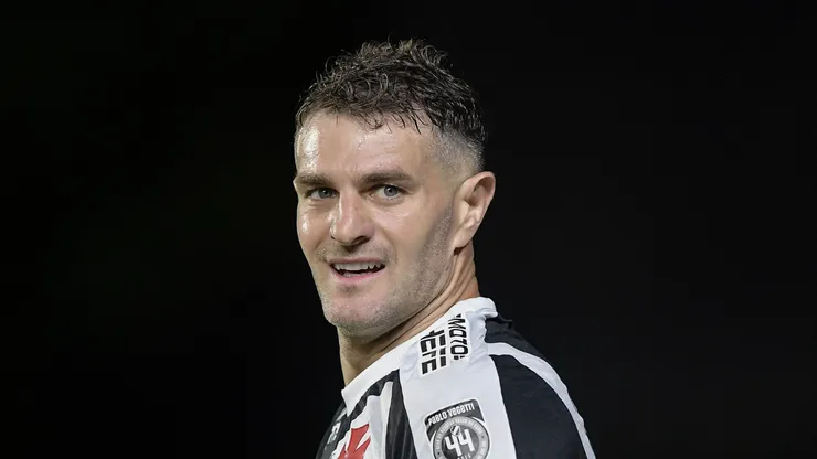 Vegetti, jogador do Vasco, durante partida contra o Sport, pelo Campeonato Brasileiro. Foto: Thiago Ribeiro/AGIF.