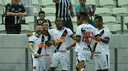 Jogadores do Vasco durante duelo contra o Ceará durante o Brasileirão 2019 - Foto: Pedro Chaves/AGIF