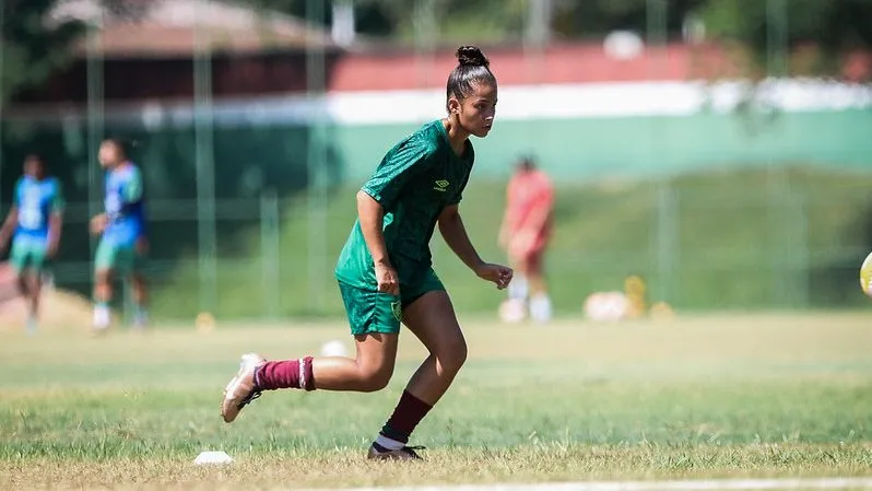 Jogadora do time feminino do Fluminense Sub-20