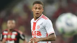 Vitinho jogador do Internacional durante partida contra o Flamengo no estádio Maracanã pelo campeonato Brasileiro A 2025.
