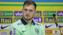 Lucas Perri jogador do Seleção Brasileira durante treino no estadio Mangueirao. Foto: Fernando Torres/AGIF