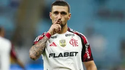 Arrascaeta brilhou e marcou duas vezes - Foto: Pedro H. Tesch/Getty Images.