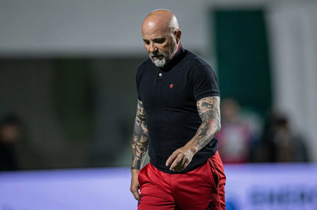 O Flamengo foi o último clube de Sampaoli no Brasil. Foto: Isabela Azine/AGIF