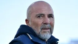 Jorge Sampaoli durante partida entre Getafe e Sevilla, pela La Liga, em 2023. Foto: Denis Doyle