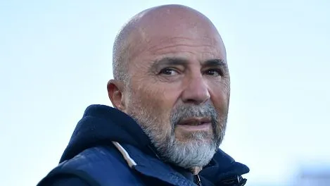 Jorge Sampaoli durante partida. Foto: Denis Doyle/Getty Images