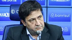 RS - PORTO ALEGRE - 29/06/2023 - GREMIO, COLETIVA DO PRESIDENTE ALBERTO GUERRA - Alberto Guerra presidente do Gremio durante em coletiva de imprensa realizada no CT Luiz Carvalho.