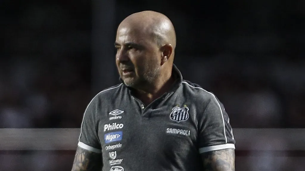 Jorge Sampaoli está próximo de voltar ao Peixe. Miguel Schincariol/Getty Images.