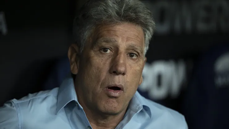 Renato Gaúcho durante partida entre Fluminense e San José, no Maracanã, pela Copa Sul-Americana.