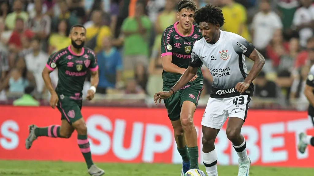 Jogo entre Corinthians X Fluminense em 2024. Foto: Thiago Ribeiro/AGIF