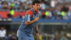 ASUNCION, PARAGUAY - NOVEMBER 23: Fernando Diniz, Head Coach of Cruzeiro reacts during the Copa CONMEBOL Sudamericana 2024 Final between Racing Club and Cruzeiro at Estadio General Pablo Rojas - La Nueva Olla on November 23, 2024 in Asuncion, Paraguay. (Photo by Christian Alvarenga/Getty Images)
