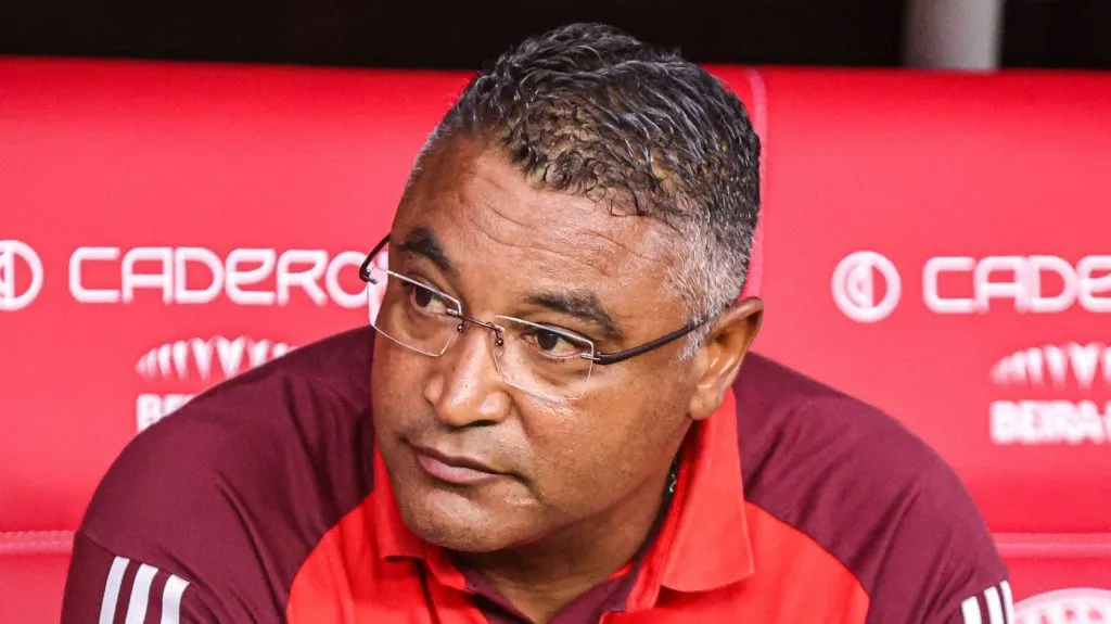 Roger Machado no Internacional. Foto: Maxi Franzoi/AGIF