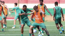 Atletas do Fluminense em treino - Foto: Marcelo Gonçalves/FFC