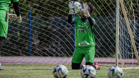 Goleira Ceará. Foto: Gabriel Silva/Ceará SC