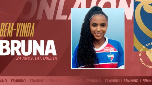 Lateral Bruna. Foto: Divulgação/Fortaleza