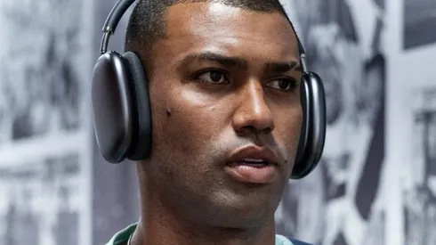 Wallace durante partida do Cruzeiro no Morumbi