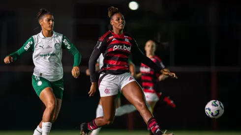 Flamengo perdeu para o Palmeiras na quinta rodada - Foto: Paula Reis / CRF
