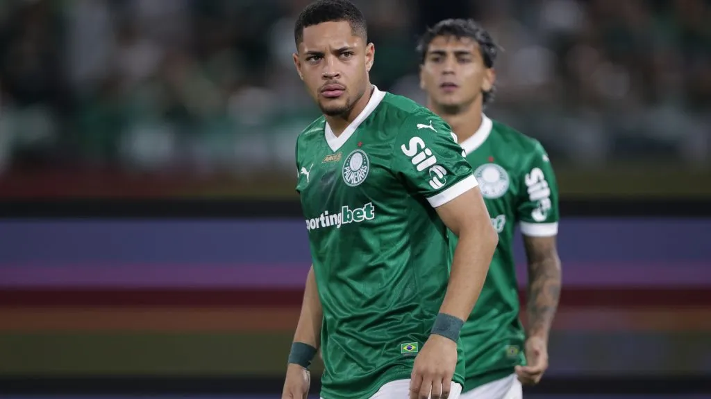 Vitor Roque é uma das principais peças ofensivas do Palmeiras – Foto: Ettore Chiereguini/AGIF