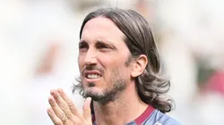 Zubeldía durante empate contra o Atlético-MG